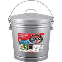 10GAL GALV METAL GARBAGE PAIL