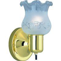 FIXTURE WALL 1LT POLBRSS MED