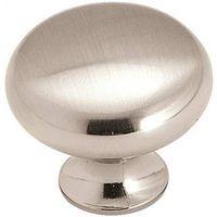 KNOB CABINET 1.375IN STERL NKL