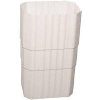 DOWNSPOUT COUPLER 2X3IN WHITE