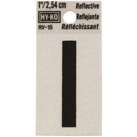 LETTER HOUSE I 1IN REFL BLK