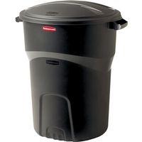 32GAL BLCK REFUSE CNTNR W LID