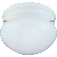 FIXTURE CEIL 1LT RD OPAL WHITE