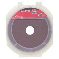 4-1/2 FIBER DISC 50GRIT 3PK