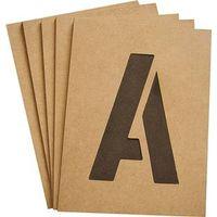 STENCIL NUMBER/LETTER 4IN KIT
