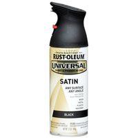 PAINT SPRAY LTX SAT BLACK 12OZ