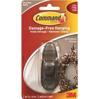 HOOK METAL MEDIUM OIL RUB BRNZ