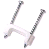 STAPLE CABLE INSUL PLSTC 1/2IN