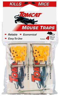 4PK WD MOUSE TRAP