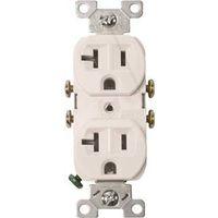 RECPT DUPLEX COMM 3WRE 20A WHT