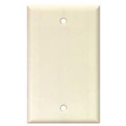 WALL PLATE 1GANG WHITE 1PK