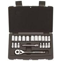 SOCKET SET 20PC 1/4DR SAE/MET