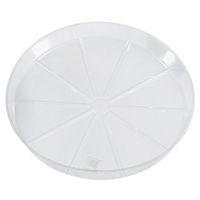 SAUCER PLASTIC CLEAR 14IN