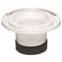 FLANGE CLOSET ADJSTBL PVC 4IN