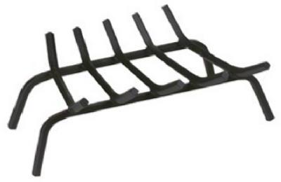 23" BLK WI Fire Grate