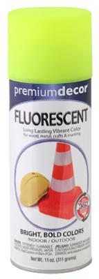 PD 11OZ YEL FLUO PAINT