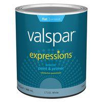 PAINT EXP EXT FLAT WHITE QT