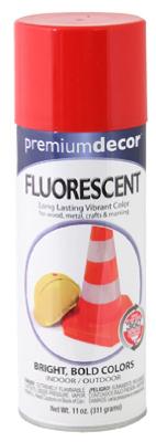 PD 11OZ RED FLUO PAINT