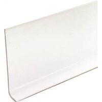 BASE WALL VINYL 4 X 4 IN WHITE
