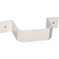 DOWNSPOUT BRACKET 2X3IN WHITE