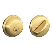 1-CYLINDER DEADBOLT K4 LT BRSS