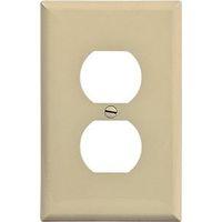WALL PLATE MID-SIZ 1GANG IVORY