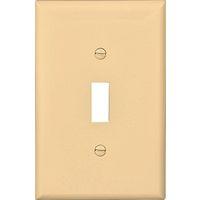 WALL PLATE TOGGLE 1GANG IVORY