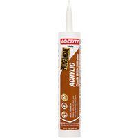 CAULK ACRYLIC W/SILI WHT 10OZ