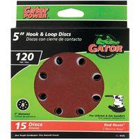5IN 120GRIT 8HOLE HK/LOOP 15PK