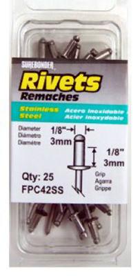 25PK SHORT SS RIVET