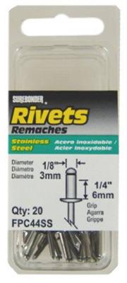 20PK MED SS RIVET