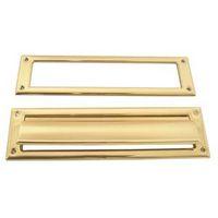 MAILSLOT SLD BRS 3.5X13IN BRS