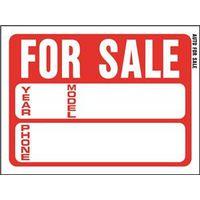 SIGN AUTO FOR SALE 9X12IN PLST