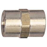 1/4"BRASS PIPE COUPLING FEMALE