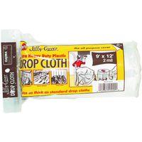 CLOTH DROP PLASTIC 2MIL 9X12FT