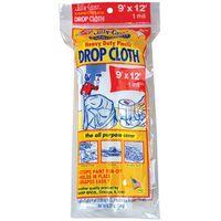 CLOTH DROP PLASTIC 1MIL 9X12FT