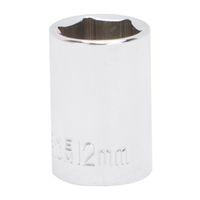 SOCKET STD 12MM X 6PT 1/4DR