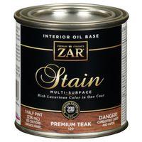 STAIN WOOD OIL NATL TEAK 1/2PT