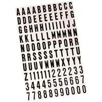 NUMBER/LETTER 1IN BLK/WHITE