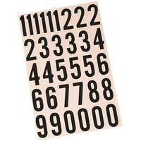 NUMBER/LETTER 2IN VNYL BLK