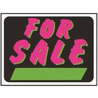 SIGN FOR SALE FLUORESCENT