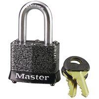 PADLOCK STL KD VRTCLR 1-1/8IN