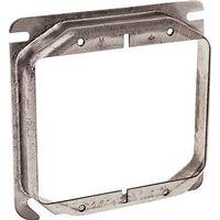 COVER BOX SQ STEEL 2G 4X5/8IN