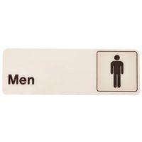 SIGN DECOR MEN 3X9IN PLASTIC