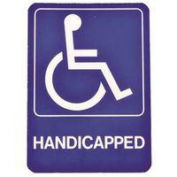 SIGN HANDICAP N 5X7IN PLASTIC