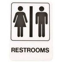 3x9 Restrooms Sign
