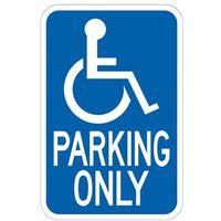 SIGN HANDICAP PARKING HWY ALUM