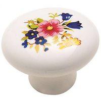 KNOB CABINET 1-1/4IN CRMC WHT