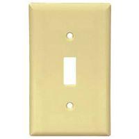 WALL PLATE 1 GNG TGL IVRY 10PK