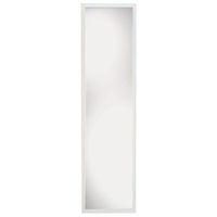 MIRROR DOOR FRAMED WHT 13X49IN